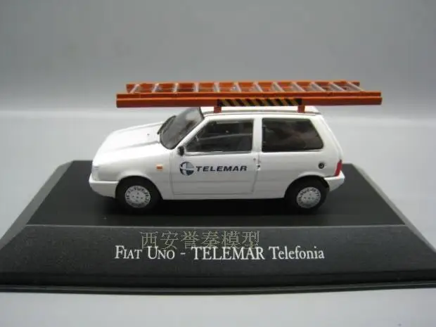 I XO 1:43 fiat uno telemar telefonia сплав модель автомобиля литье под давлением металлические игрушки подарок на день рождения для мальчика