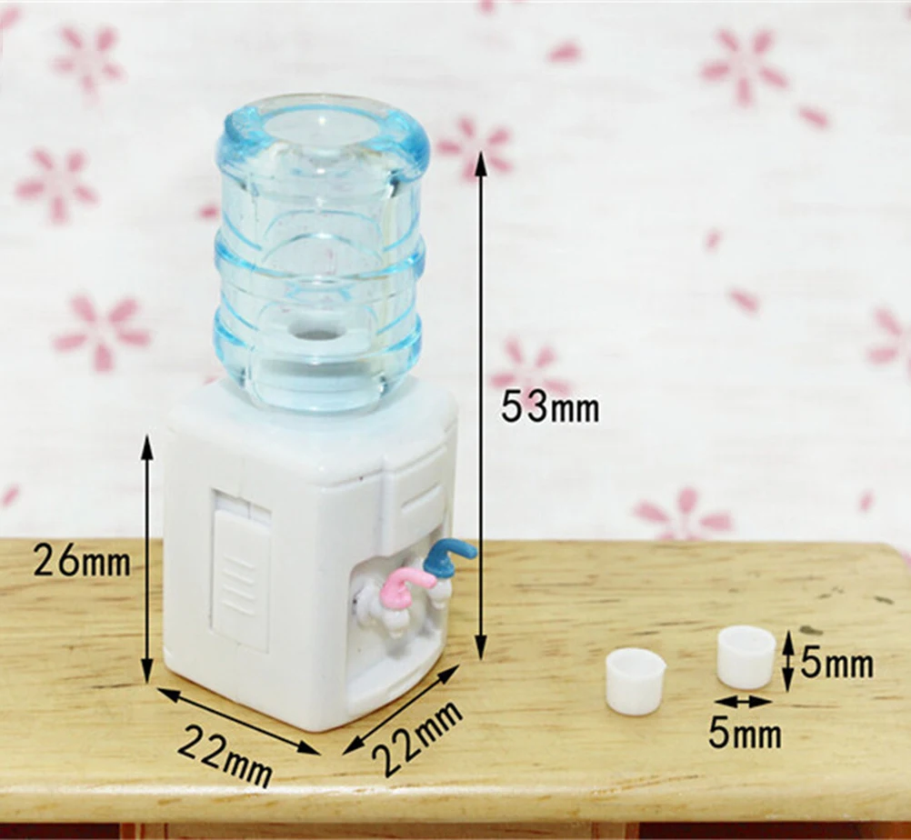 

1:12 Scale Drinking fountains Dollhouse Miniature Toy Doll Food Kitchen living room Doll Accessories