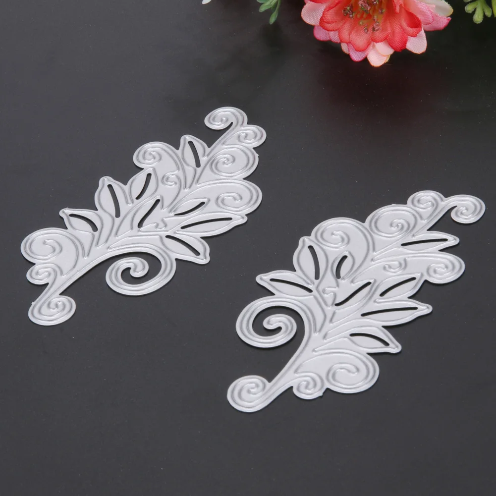 2 шт. трафарет для резки металла в виде цветка скрапбукинга фотоальбома бумажная