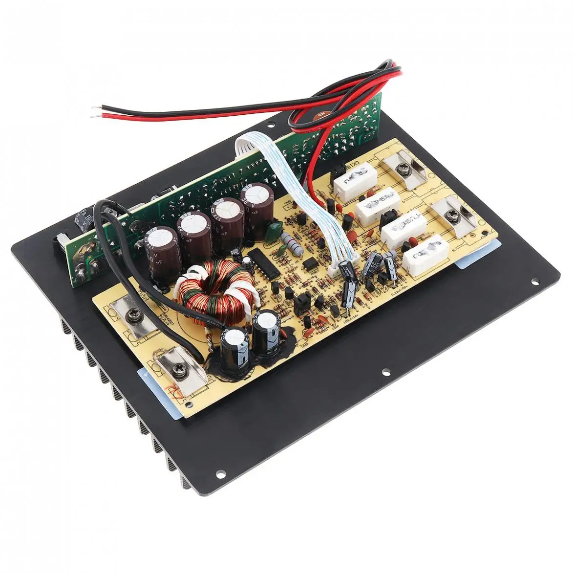 Черный 1000w 12V Мощность Фул бас автомобильный сабвуфер аудио аккустическая система для Мощность Плата усилителя для автомобильного аудио/тихий звук работы Динамик