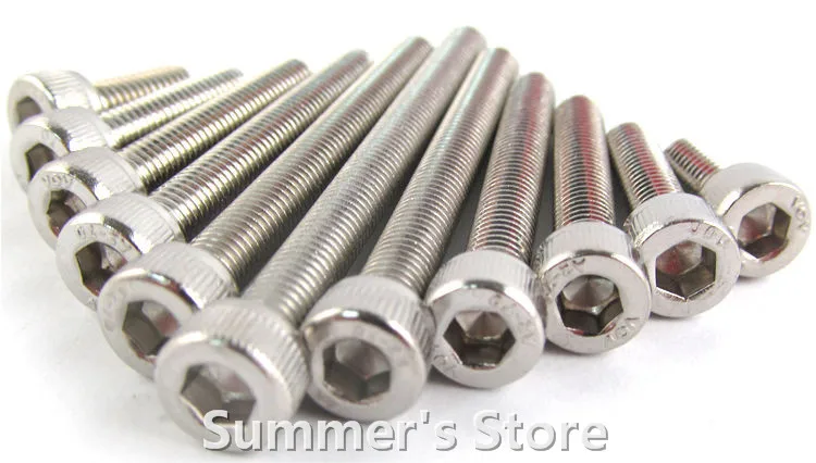 Шнек с шестигранной головкой из нержавеющей стали 100 шт./лот M2 * 4/5/6/8/10 мм 12/16/20 |