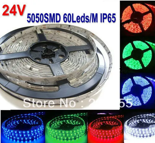 16.4FT 5050 RGB Светодиодные ленты 5 м 300 светодиодов SMD гибкая светильник 60led/M