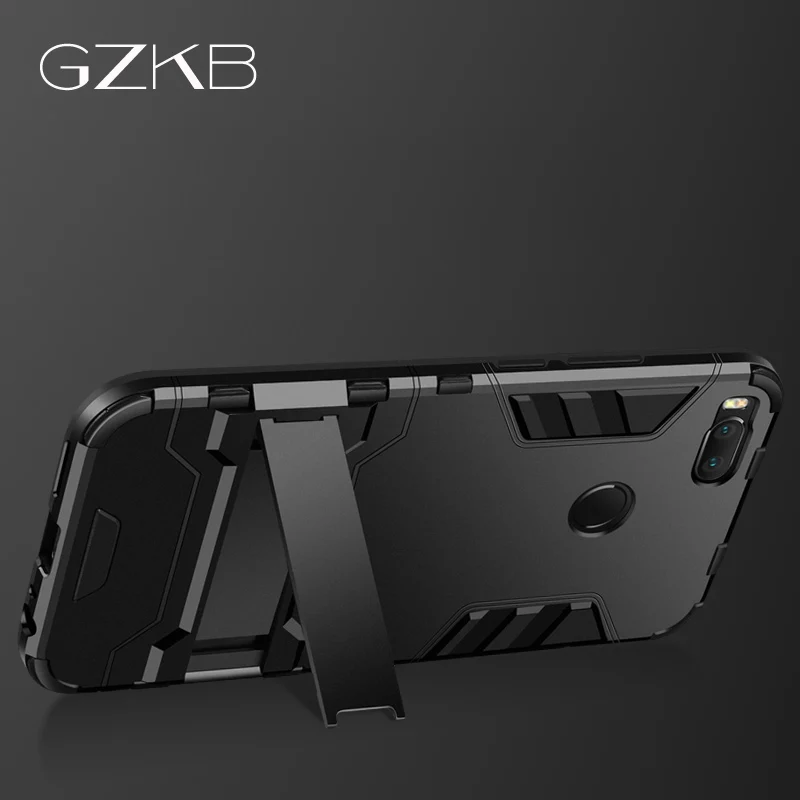 GZKB Phone Case For Xiaomi Mi A1 Soft TPU&ampPc Plastic Hybrid Armor Anti-knock Cover Cases MiA1 5X 5.5'' |