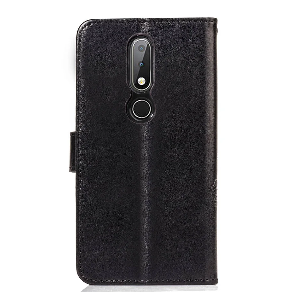 Кожаный флип-чехол с бумажником чехол подставкой для Nokia X6 X5 роскошный мобильный 2