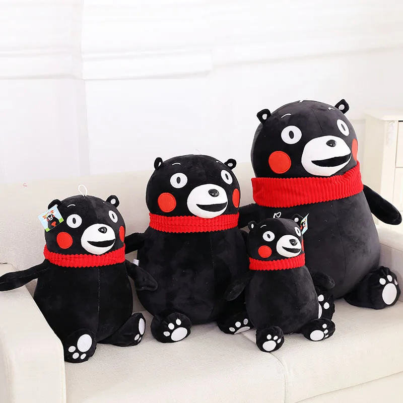 Kumamon персонаж японский медведь плюшевая игрушка детский подарок милая мягкая подушка кукла в провинции Xiongben для детей/малышей/взрослых подарки 4,9
