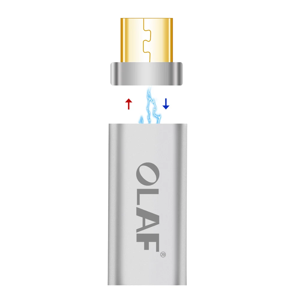 Олаф Micro USB-Type C/для Apple iPhone/микро Магнитный зарядный кабель адаптер для Android/iPhone мобильный телефон Магнитный адаптер - Цвет: Micro Adapter