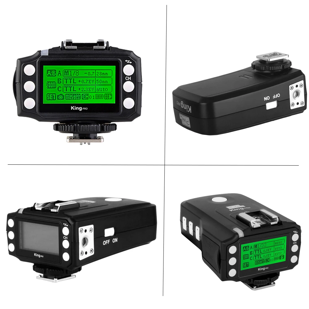 Pixel King pro kit TTL 2 4G беспроводной триггерный передатчик вспышки и приемник для Canon Nikon