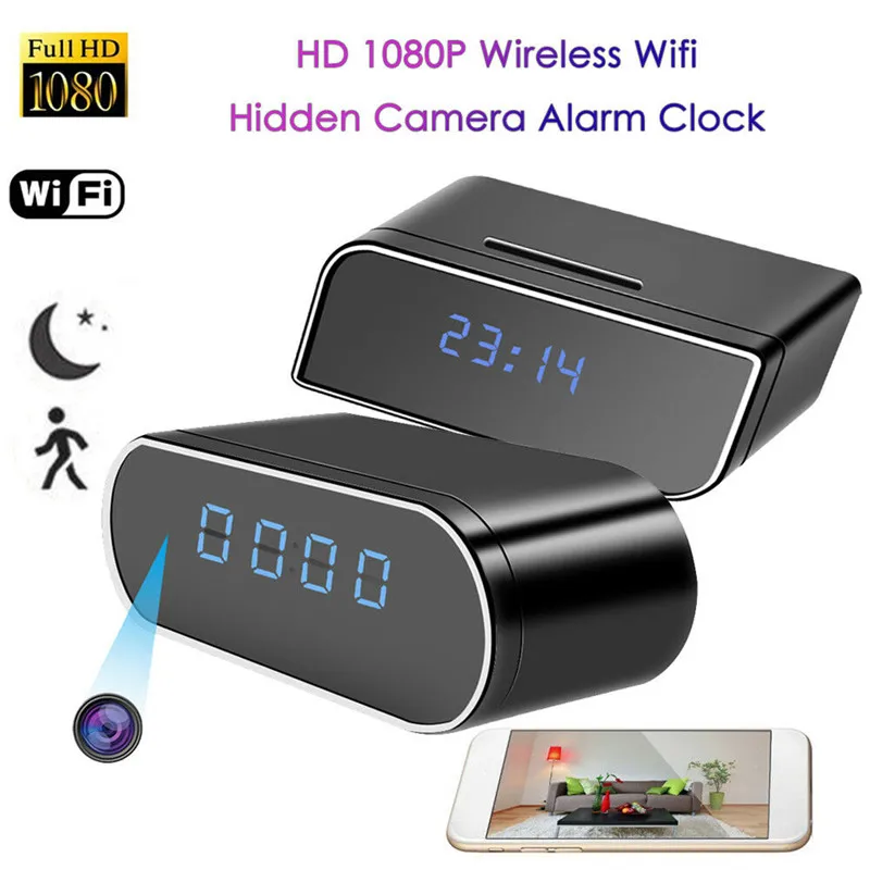 Wifi mini camera Clock secret Security ip Camera 1080P Night Vision Motion Remote Monitor Micro cam Home | Электроника