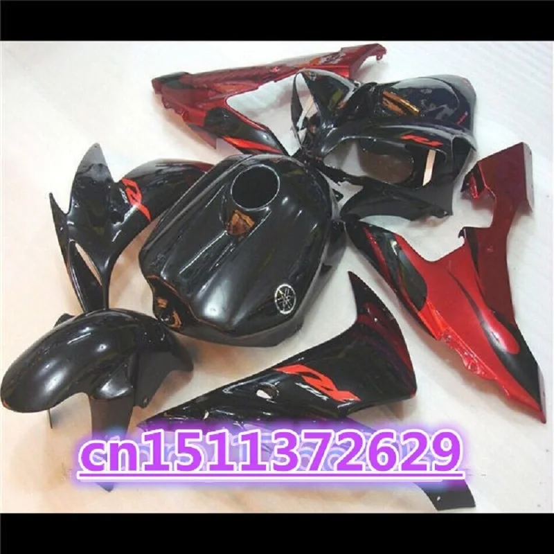 

Комплект обтекателей под давлением для YAMAHA YZFR1 04 05 06 YZF R1 YZF1000 2004 2005 2006 ABS красный черный комплект обтекателей