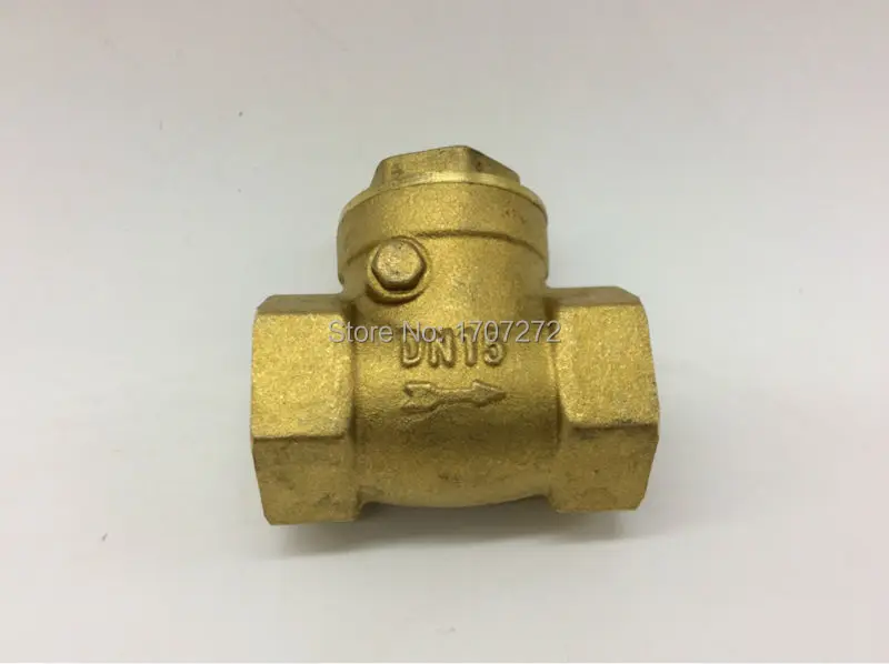 Обратный клапан с резьбой DN15 латунный 1/2 дюйма 3/4 BSPP высокого давления медный