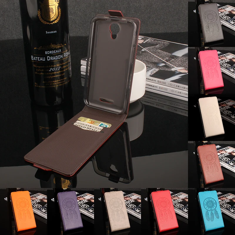 Чехол для Alcatel One Touch Pixi 4 5 0 с откидной крышкой и полностью защищающий чехол