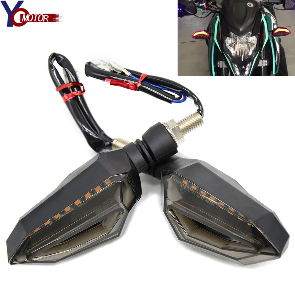 Для Yamaha YZF R125 R15 R25 Универсальный мотоциклетный указатель поворота для KAWASAKI NINJA 650R