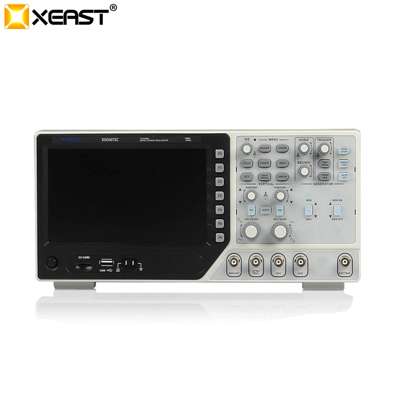 Hantek DSO4202C Digital Storage Oscilloscope 2CH 200MHz 1 Channel Arbitrary/Function Waveform Generator 40K 1GS/s | Инструменты
