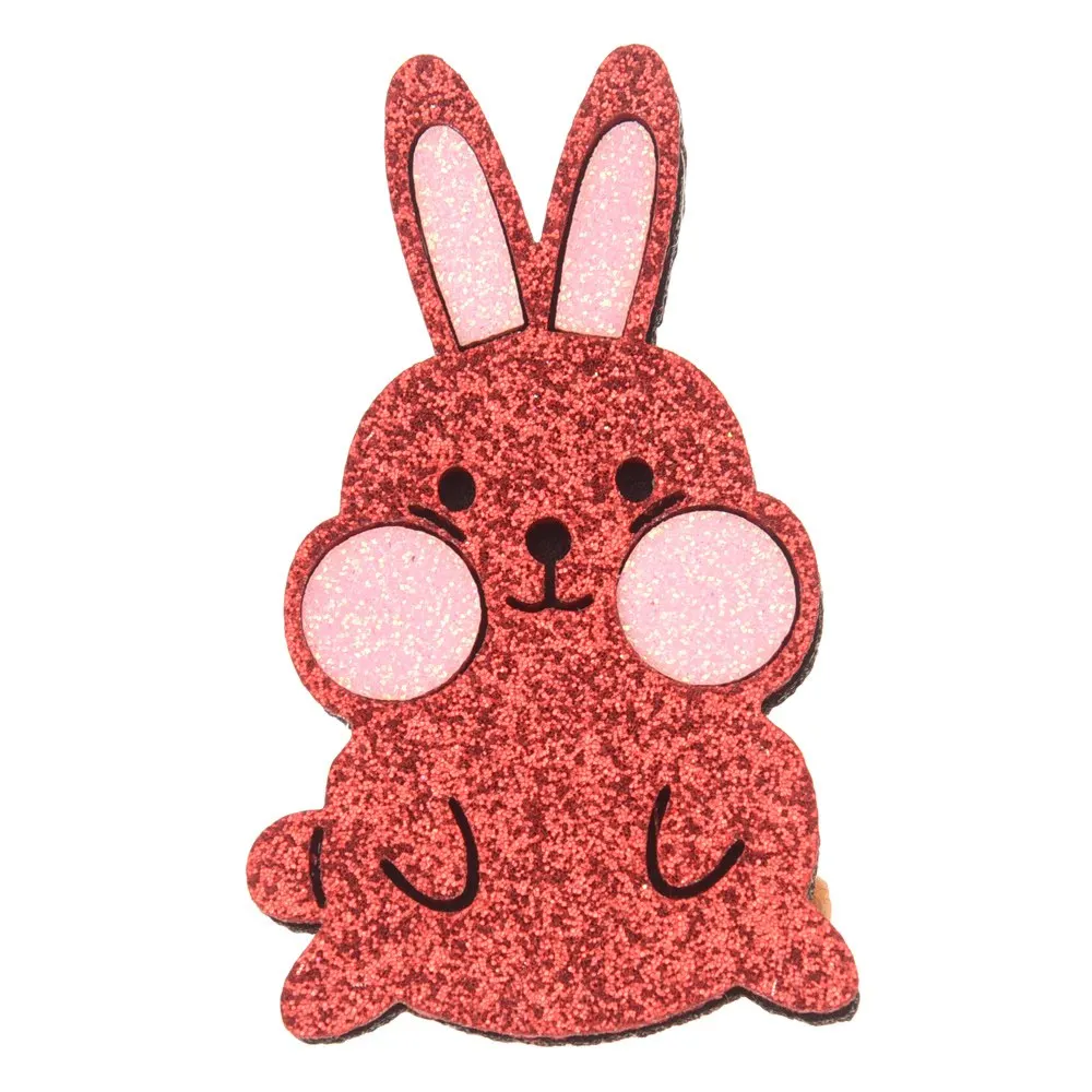 Red 180PCS 1.5inch Cute Hair Accessories DIY Hair Accessory Bunny Easter Day Headwear Accessories No Hairclip Hair bows - Цвет: Red