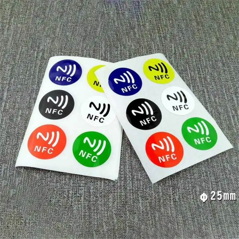 Наклейки Nfc s 13 56 МГц наклейка Клейкая Этикетка Rfid Совместимость с телефоном| |
