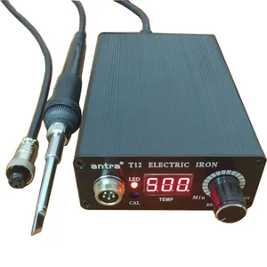Паяльная станция Antra T12, паяльник для сварочной стали с быстрым нагревом и автоматическим режимом ожидания, STC-T12
