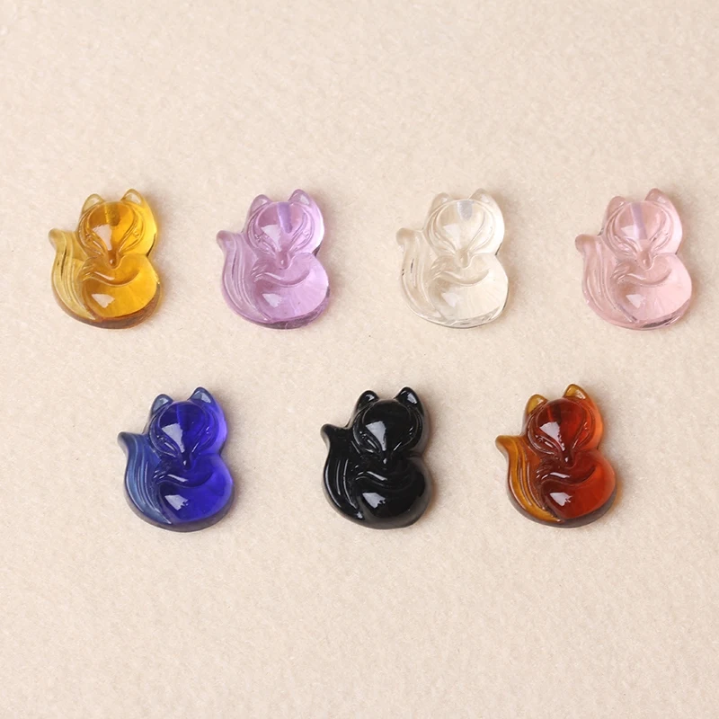 MWW выбрать цвет желтый розовый/синий/черный лиса кулон ожерелье Ling | Украшения и