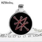 Модная новинка, подвеска Azazel сигил Azazel подвеска сигил s glass, ожерелье с кабошоном, художественная подвеска для мужчин HZ1
