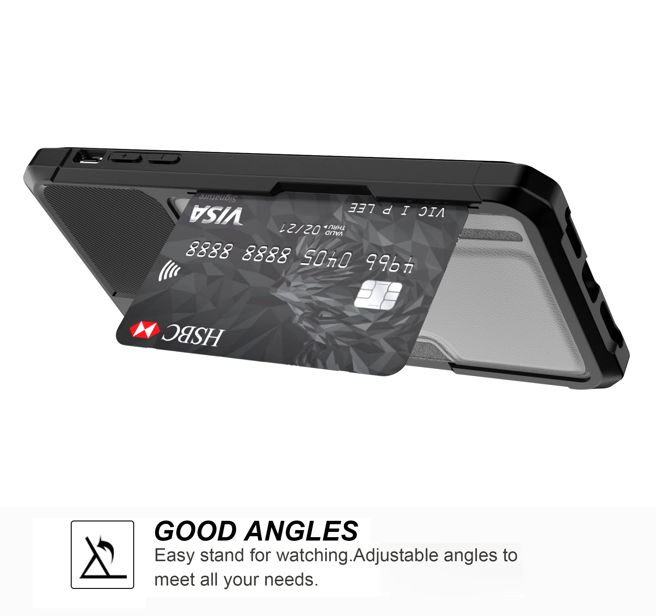 Чехол-бумажник чехол с отделением для кредитных держатель для карт кожаный чехол для samsung galaxy S9 S10 Plus Роскошный чехол для samsung galaxy Note 9 S10 e