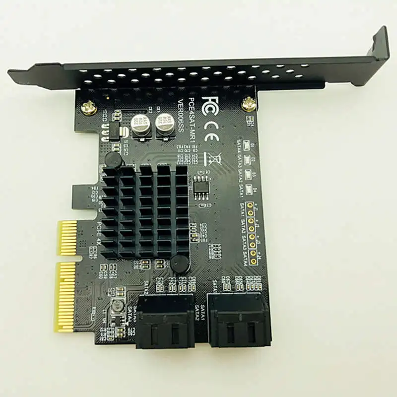Sata Pci Express 4 порта плата расширения контроллер Raid карта для 3 0 адаптер конвертер
