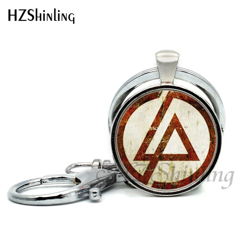 Новое поступление, брелок Linkin Park с логотипом Linkin Park, ювелирные изделия, стеклянный купольный кулон, брелок для мужчин и женщин, вечерние, подарок