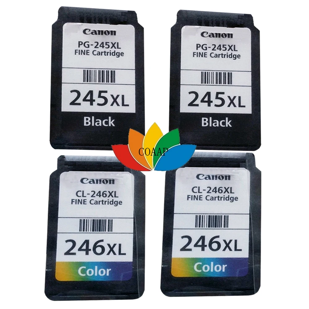 

Compatible PG245 CL246 PG-245 CL-246 Ink Cartridges for Canon MG2420 MG2924 MG2920 MG2520 MG2420 ip2800 MG2520 Printer