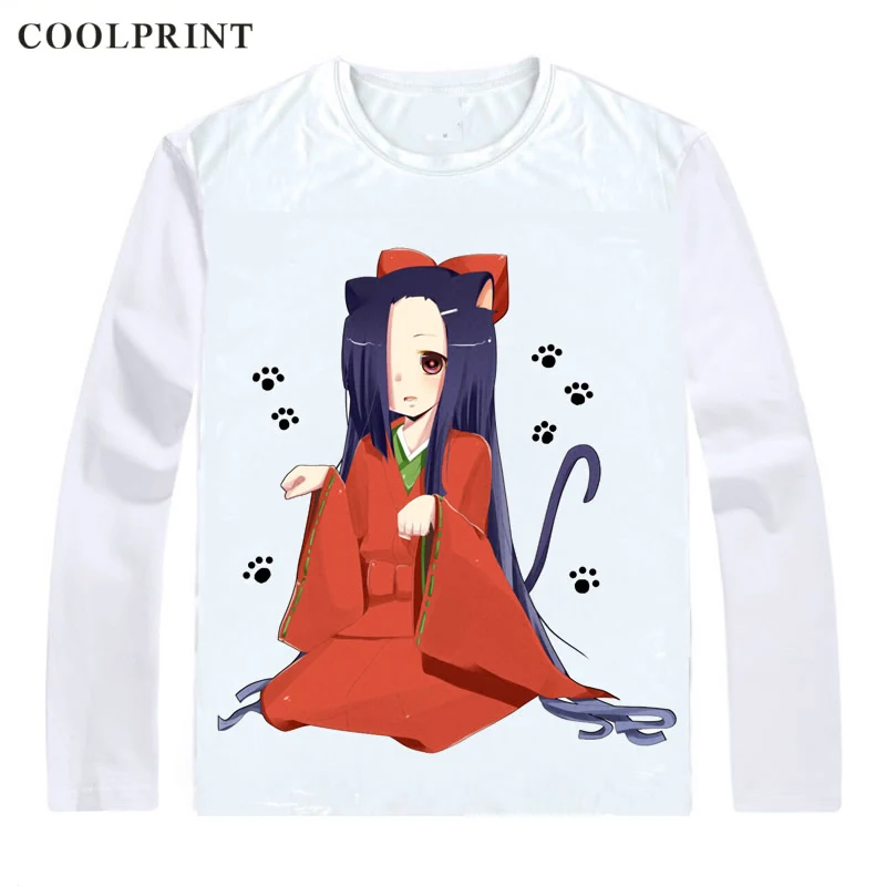 Футболки COOLPRINT Future Diary Mirai Nikki рубашки с длинным рукавом рисунком аниме Houjou жеске