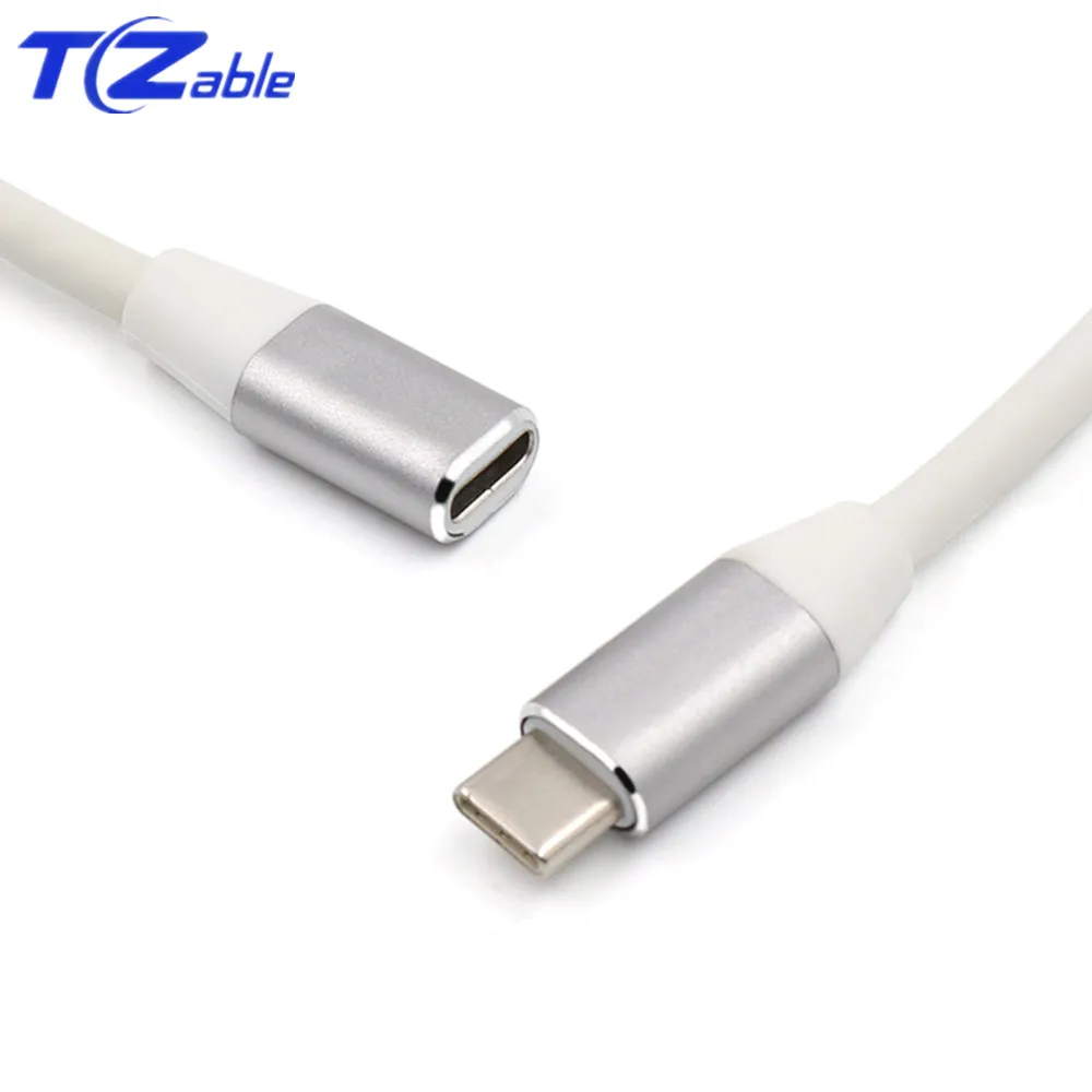 Удлинительный кабель USB C типа Папа мама для Macbook кабели конвертер зарядный 3 1
