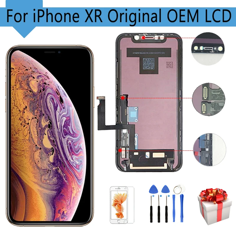 6 1 &quotОригинальный ЖК дисплей для iphone XR OEM сенсорный экран дигитайзер в сборе