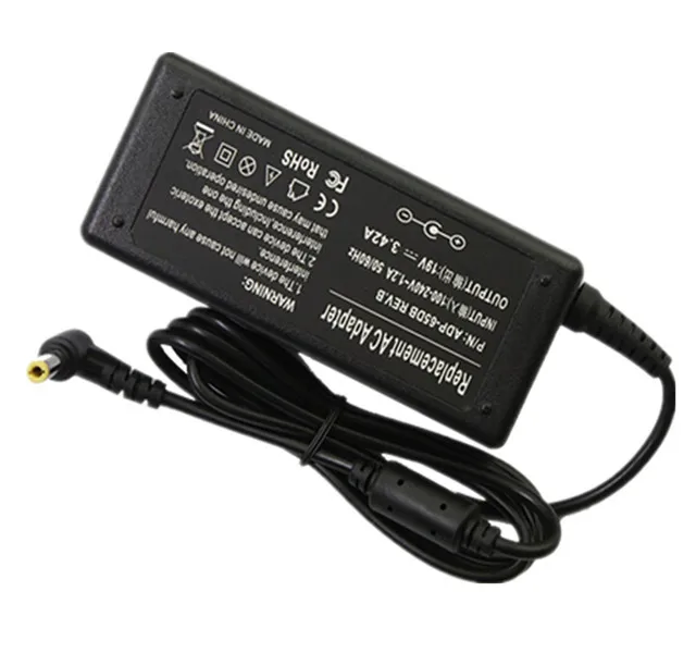 Зарядное устройство переменного тока LMDTK адаптер для ноутбука 19 в 5 а 2 * мм 65 Вт