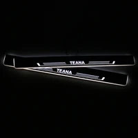 sncn led car scuff plate trim pedal door sill pathway moving welcome light for nissan teana 2013 2014 2015 2016 accessories
