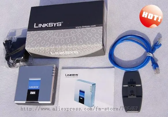 Wholesale Linksys PAP2 NA VoIP Gateway|voip system|voip adaptervoip wifi sip phone |