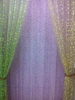 CS 22 280CM high Long New Hot Floral Sheer Tulle Voile Door Curtain fabric Window Living Room Drape Panel Scarf Valance