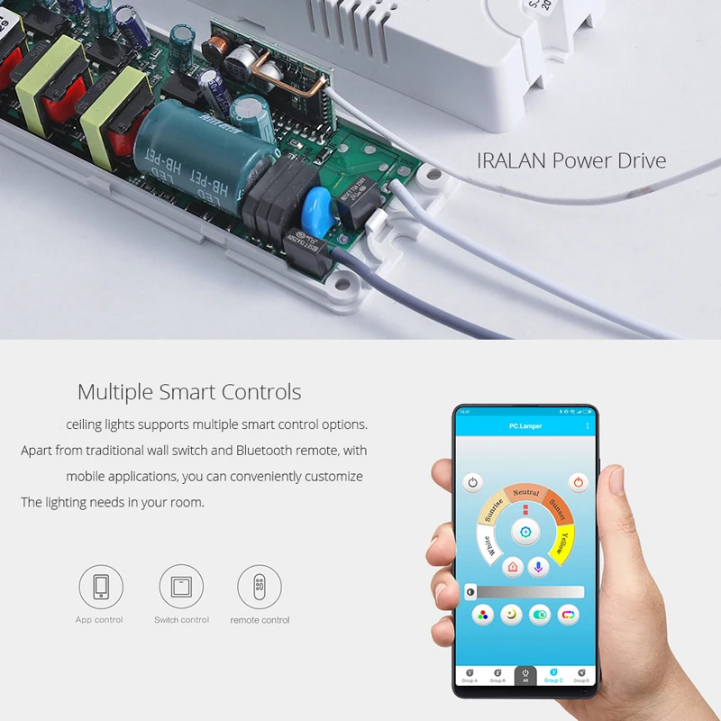 Фумат акриловый Абажур Led люстра для гостиной бар столовая спальня освещение