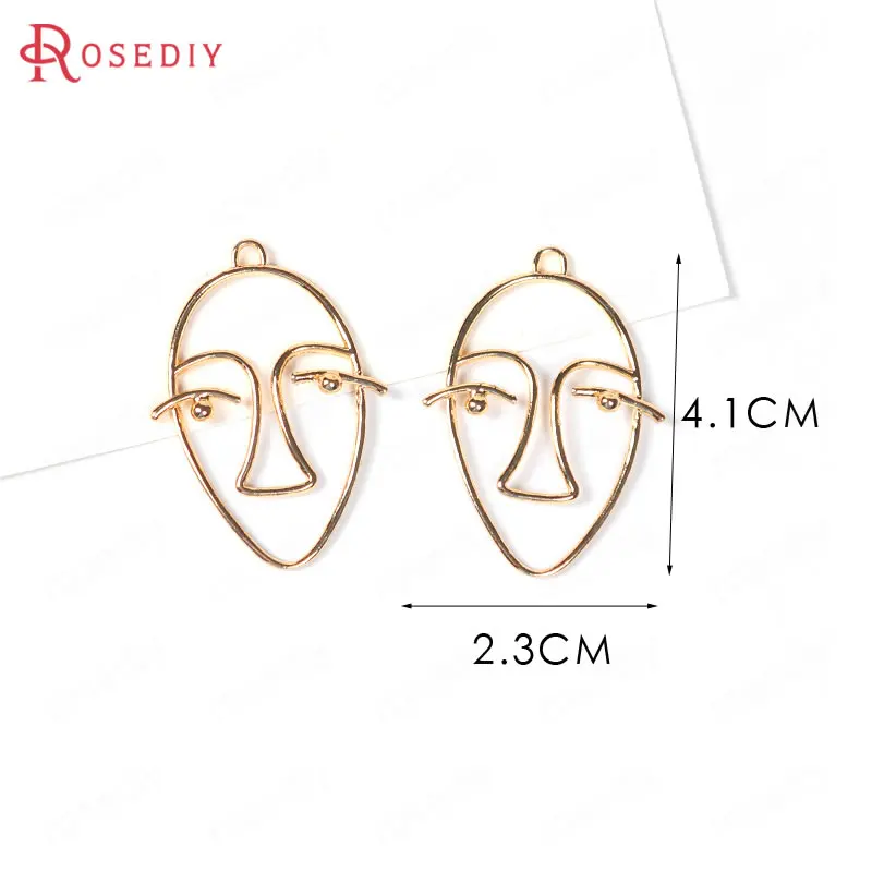 Подвески с имитацией родиевой латуни 10 шт. 4 1x2 3 см|charm pendant diy|charm pendantpendant diy |