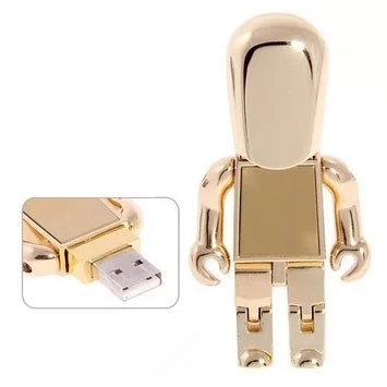 Новый хит продаж металлический крутой робот USB флеш накопитель 512 Гб карта памяти
