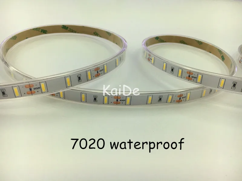 7020 светодиодные полосы светильник 12V samsung супер яркий светодиодный coldwhite водонепроницаемый 5 м 300/450led автомобильный светильник s декоративный светильник Инж