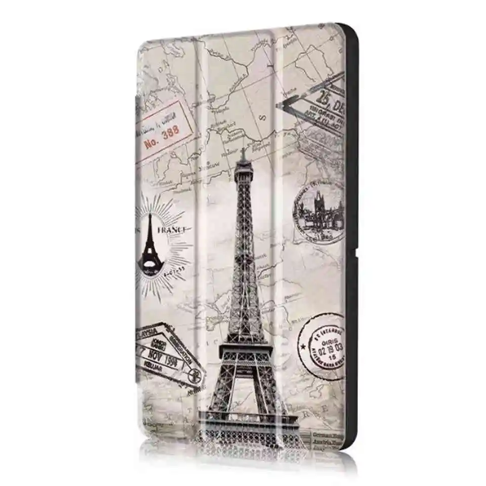 Tower Складной магнитный чехол для huawei MediaPad T3 10 AGS-L09 AGS-L03 Honor игровой коврик 2 9,6 дюймов планшет Funda Coque Capa+ пленка+ ручка - Цвет: Tower