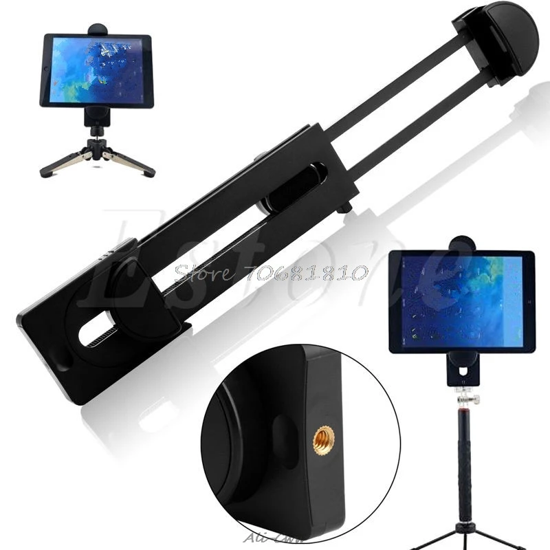 1/4&quot Thread Adapter Universal Tripod Mount Holder Bracket For 3~13&quot Tablet iPad Drop Shipping | Электроника