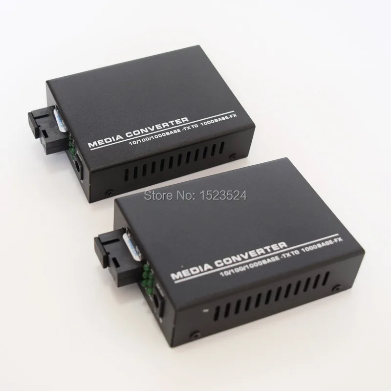 

1 пара 10/100/1000 Мбит/с волоконно-оптический Ethernet медиаконвертер гигабит одномодовый одиночный волоконный с 4 RJ45 UTP и 1 SC портом