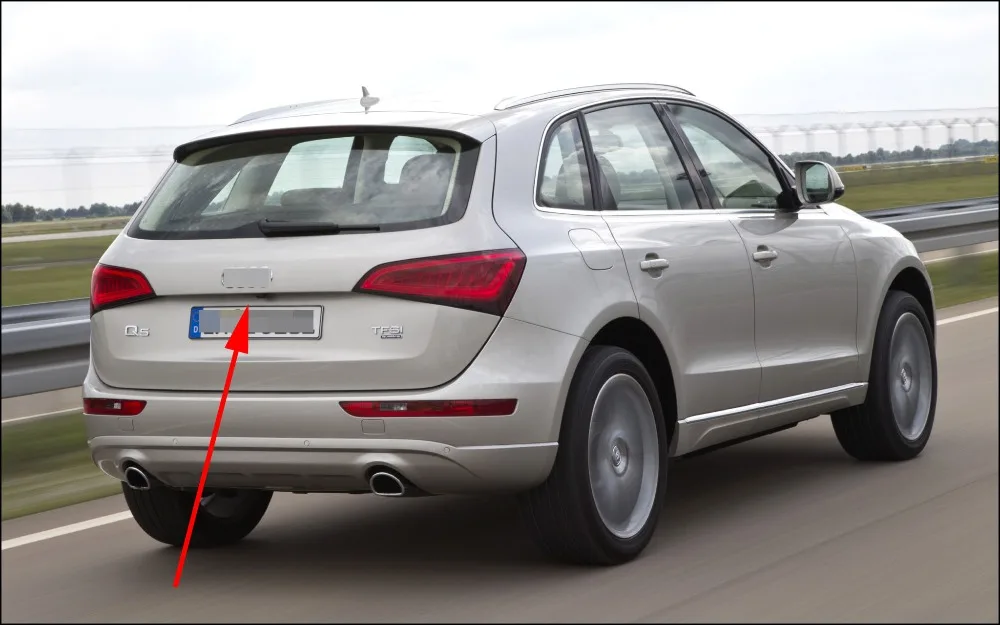 AUTONET HD Ночное видение резервного копирования заднего вида Камера для Audi Q5 Q5 8R 2012~ автомобиля CCD/номерной знак Камера