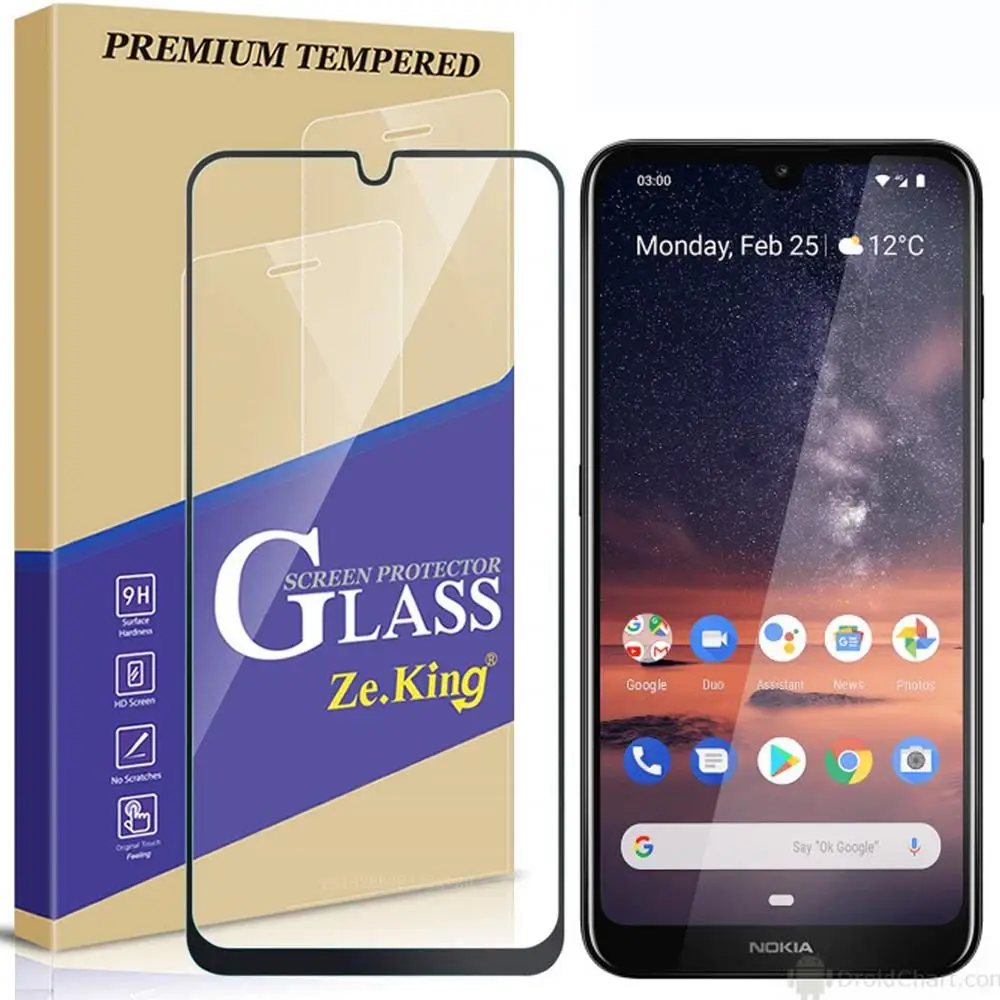 Закаленное стекло для Nokia 2 Защитное экрана 2.5D 9H закаленное 3 защитная пленка |