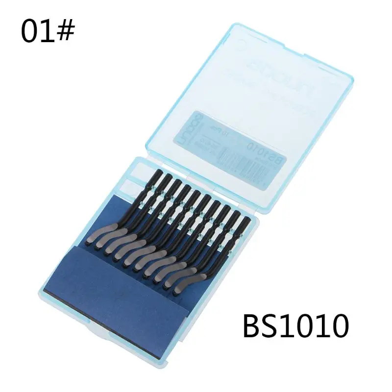 10 шт. быстрого Сталь вращающееся лезвие BS1010 BS1018 BK3010 Пластик Медь Алюминий угловой