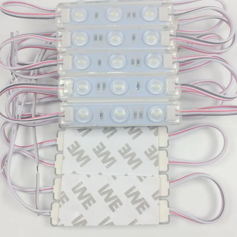 

100pcs/lot Injection LED Module 2835 1.5W DC12V Waterproof IP65 Cool white/warm white/Red/Green/Blue/Yellow Color for LED Sign