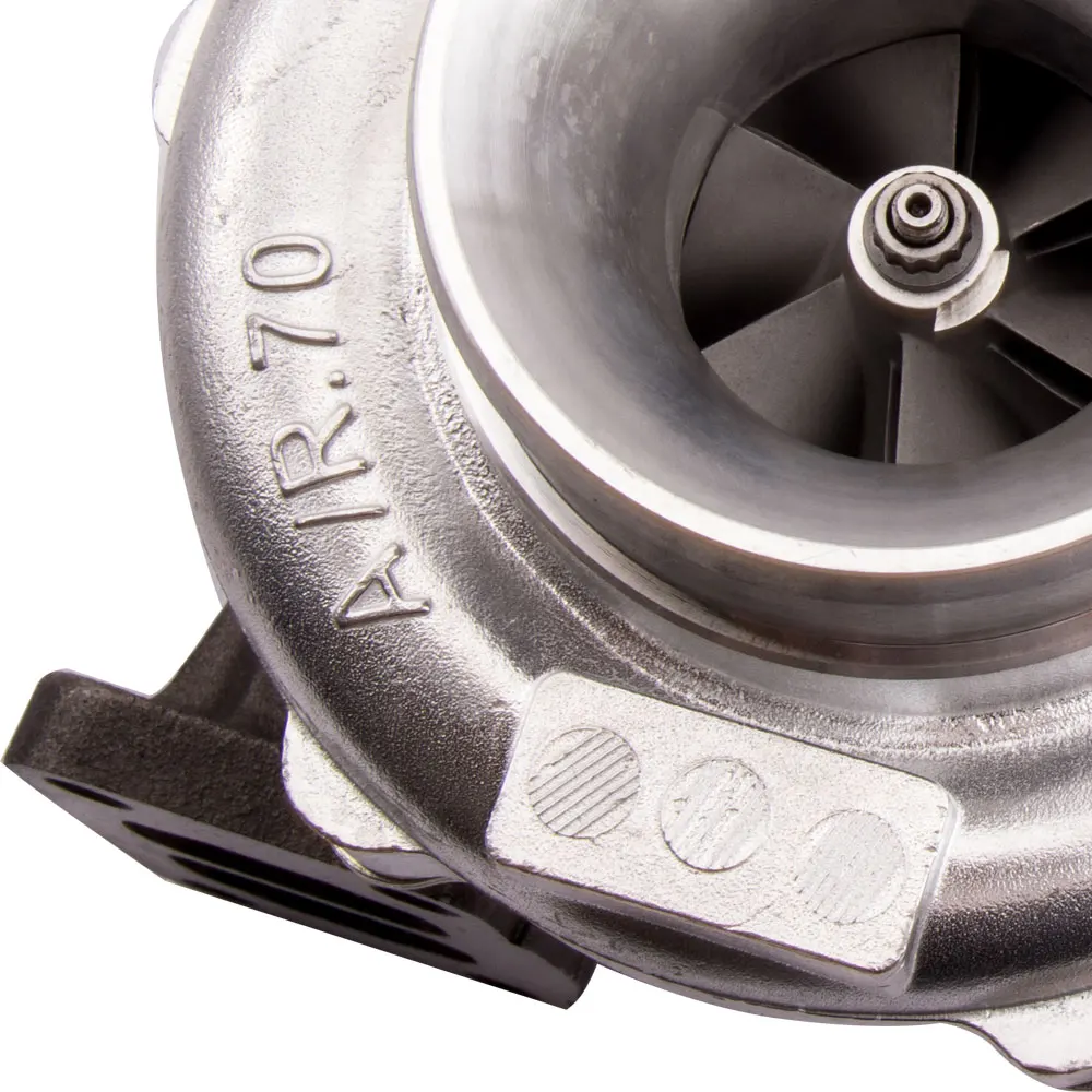 Универсальный Turbo T70. 70/R T3 0.82a/R v диапазон турбокомпрессора фланца масляным