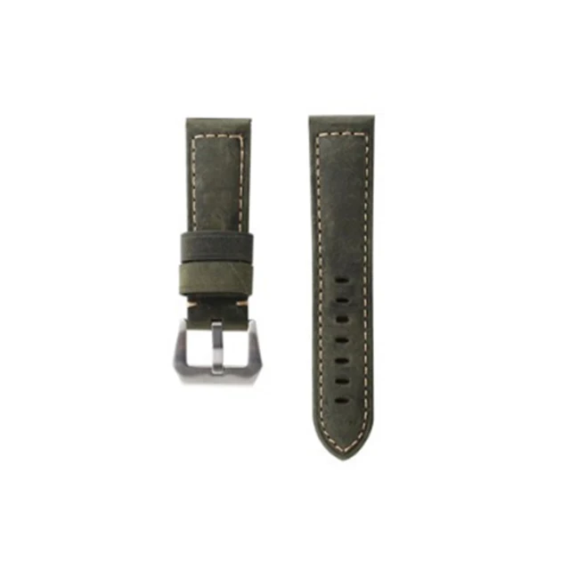Ремешок для часов Crazy Horse из натуральной кожи для Huami Amazfit Bip BIT PACE Lite Youth с классической пряжкой, сменный ремешок для часов - Цвет ремешка: green s