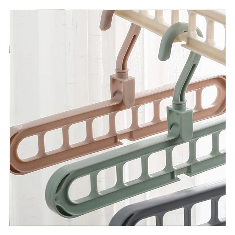 Multi Plastic Clothes Hanger Support Circle On-Slip Velvet Drying Rack Hanging Laundry Towel | Дом и сад