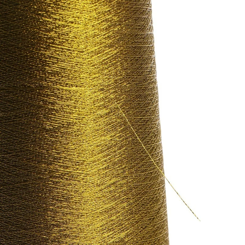 1Pc 3600 Meters length Gold silver line computer cross-stitch embroidery thread/line/textile metallic yarn woven | Дом и сад
