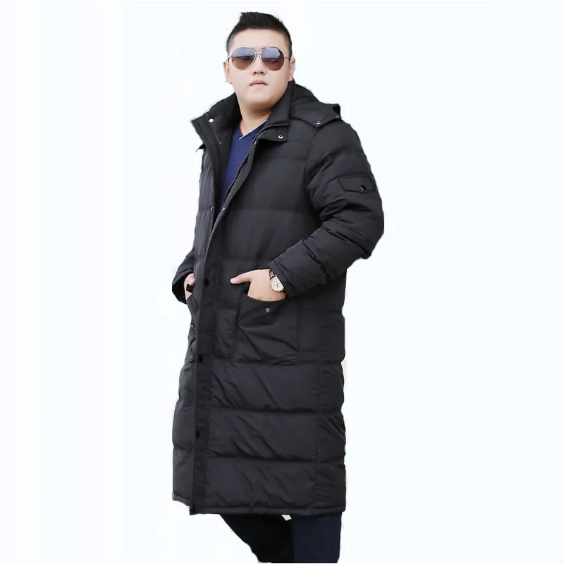 

Size XL-9XL 10XL Winter Jacket Men's Winter Brand Thicken Plus Long Leisure Kneeling Jacket Men's Coat Jacket For 175kg Men