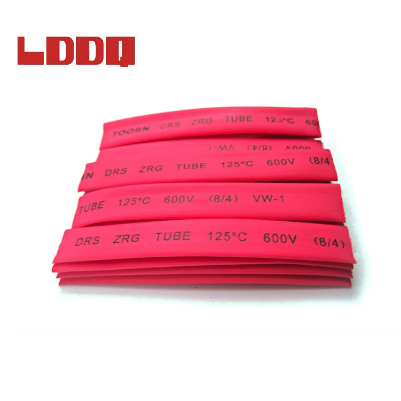LDDQ 150pcs red Polyolefin 2:1 Heat Shrink Tube 1mm 2mm 3mm 4mm 6mm 8mm 10mm 12mm Cable Sleeving termoretractil | Обустройство дома